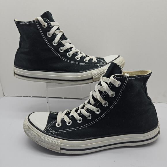 Converse Chuck Taylor All Star M/8.5 W/ 10.5 Black High Top Sneakers - Picture 1 of 7